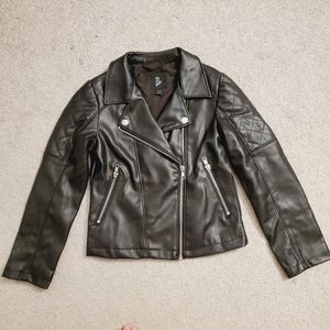 Art Class Black Faux Leather Jacket 6